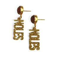 Brianna Cannon Florida State Seminoles Mini Word Earrings