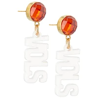 Brianna Cannon Tennessee Volunteers Mini Word Earrings