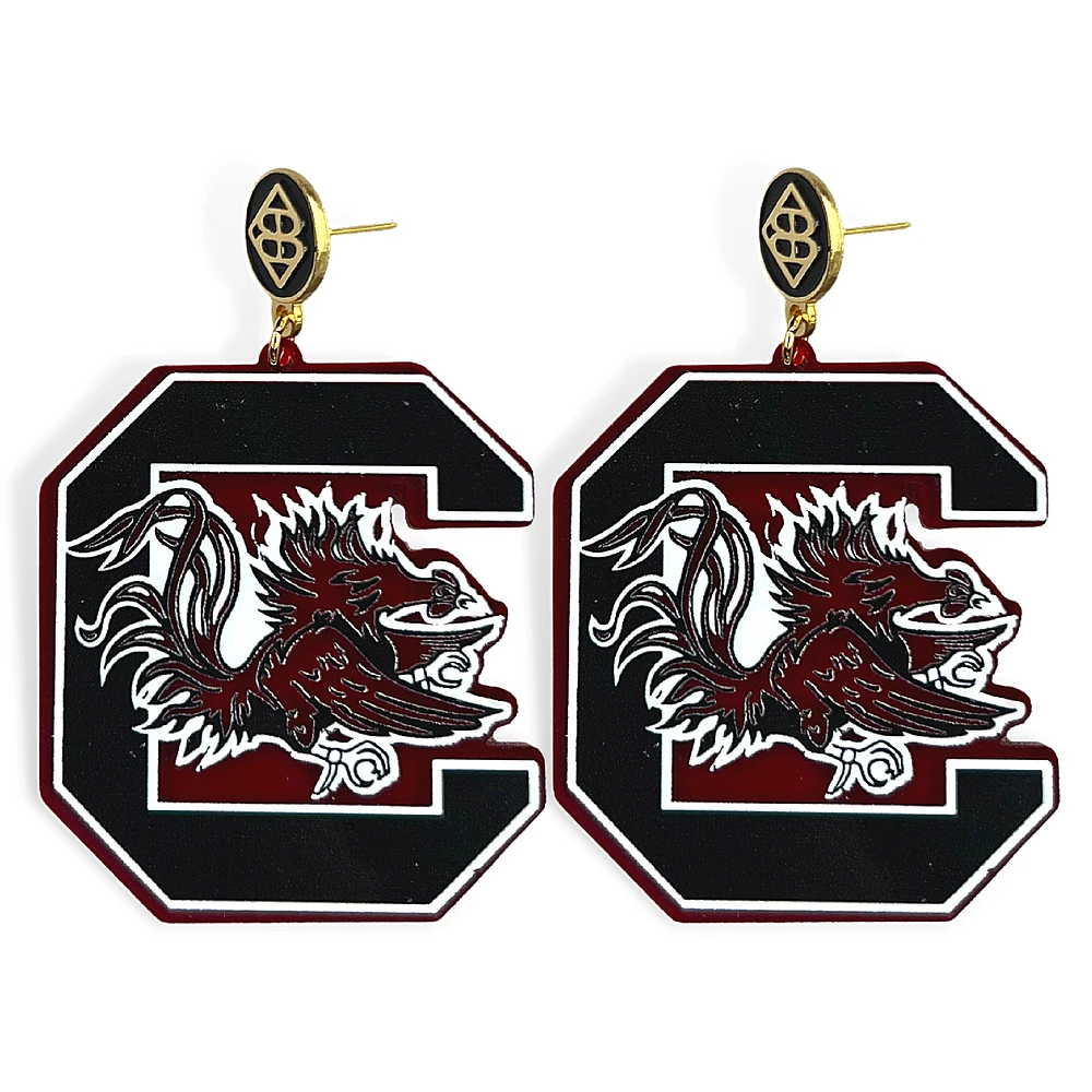 Brianna Cannon South Carolina Gamecocks Large Logo Earrings