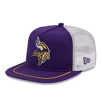 Men's New Era Purple/White Minnesota Vikings Original Classic Golfer Adjustable Hat