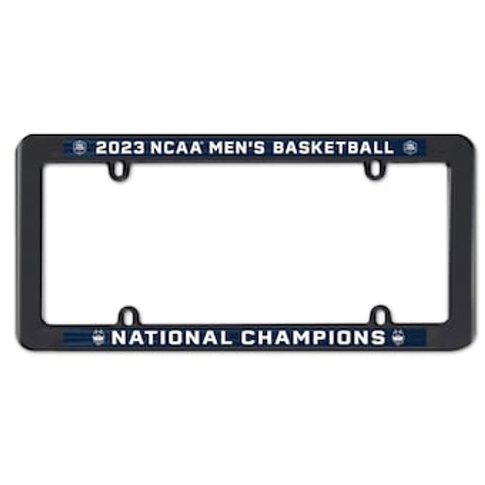 WinCraft  UConn Huskies 2023 NCAA Men's Basketball National Champions Thin Rim Plastic License Plate Frame