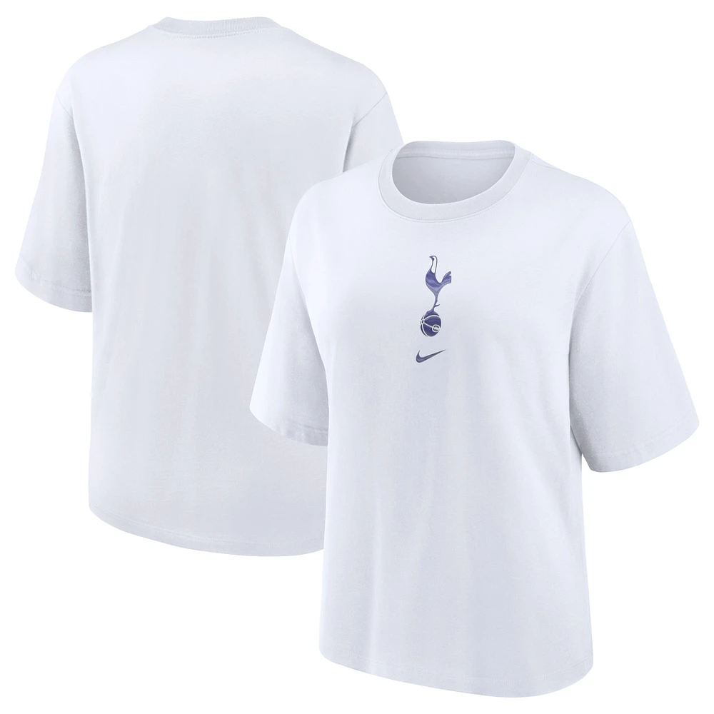 Women's Nike White Tottenham Hotspur For Her Boxy T-Shirt