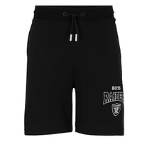 Men's BOSS X NFL  Black/White Las Vegas Raiders Snap Shorts