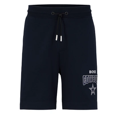 Men's BOSS X NFL  Navy/White Dallas Cowboys Snap Shorts