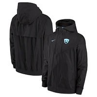 Men's Nike Black Pumas Third Windrunner Raglan Full-Zip Jacket