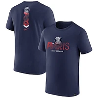 Men's Nike Navy Paris Saint-Germain Mercurial Sleeve T-Shirt