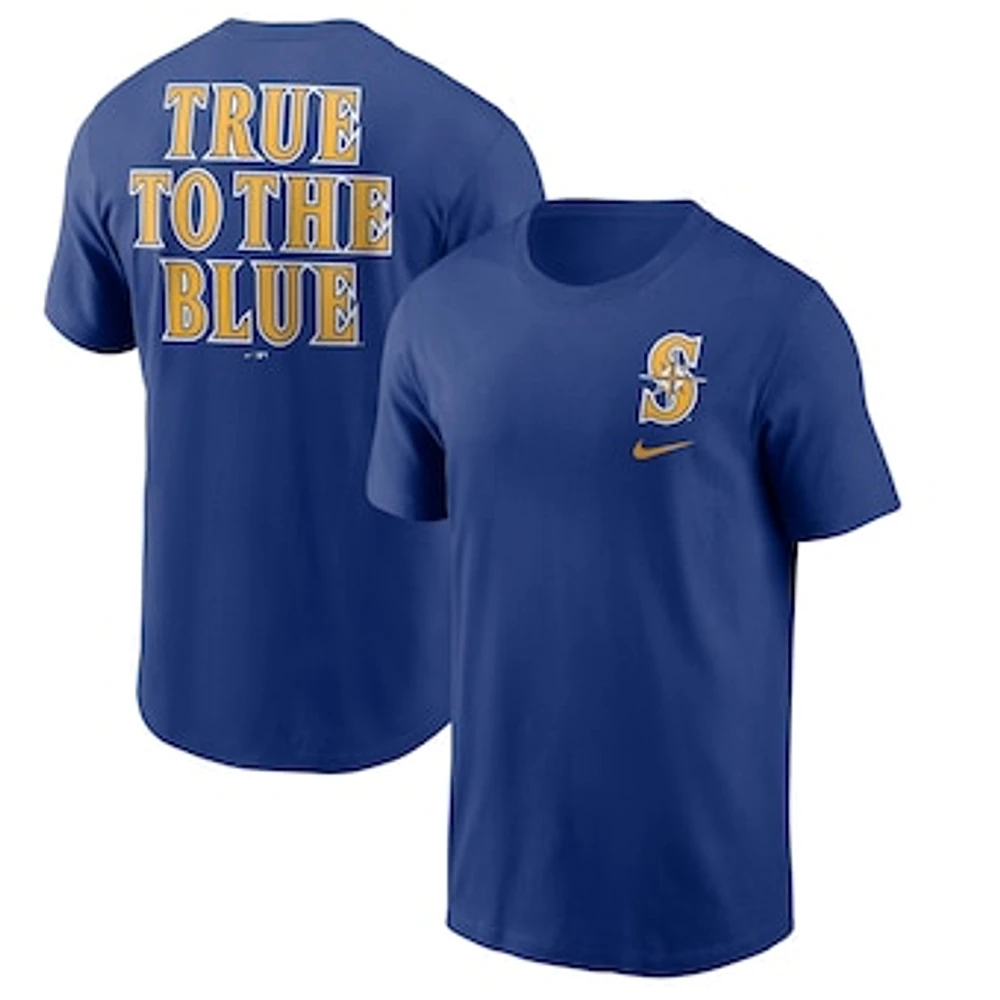 Men's Nike Royal Seattle Mariners True to the Blue Hometown T-Shirt