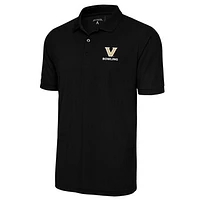 Men's Antigua  Black Vanderbilt Commodores Bowling Big & Tall Legacy Pique Polo