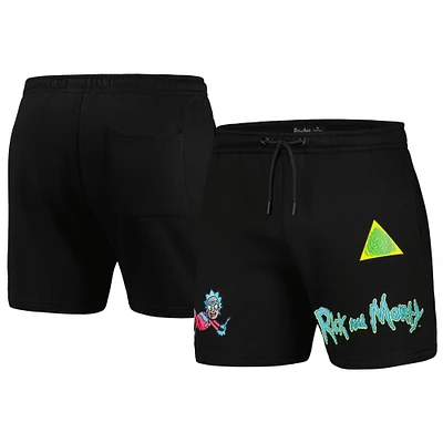 Men's Freeze Max Black Rick And Morty Shorts