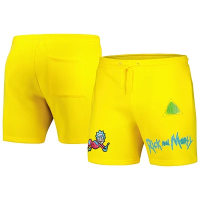 Men's Freeze Max Yellow Rick And Morty Shorts