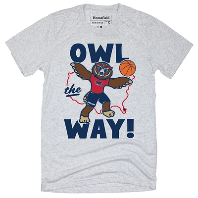 Homefield Gray Florida Atlantic Owls Owl The Ways T-Shirt