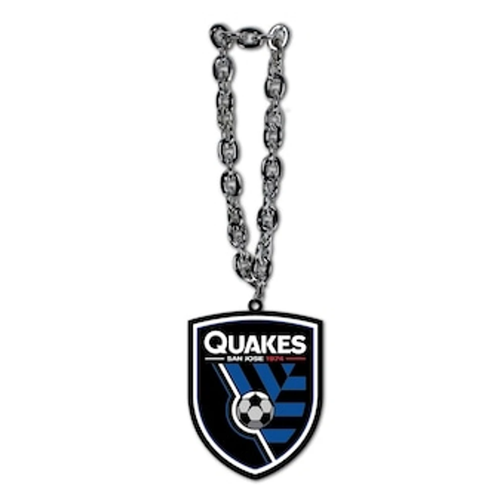 MOJO San Jose Earthquakes Team Logo Fan Chain Necklace