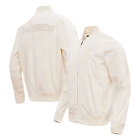 Men's Pro Standard Cream Baltimore Ravens Neutral Full-Zip Jacket