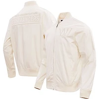 Men's Pro Standard Cream Washington Commanders Neutral Full-Zip Jacket