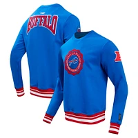 Men's Pro Standard Royal Buffalo Bills Crest Emblem Pullover Sweatshirt