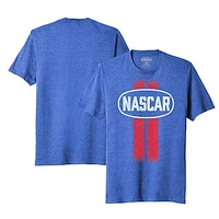 Men's  Heather Royal NASCAR Racing Stripe T-Shirt