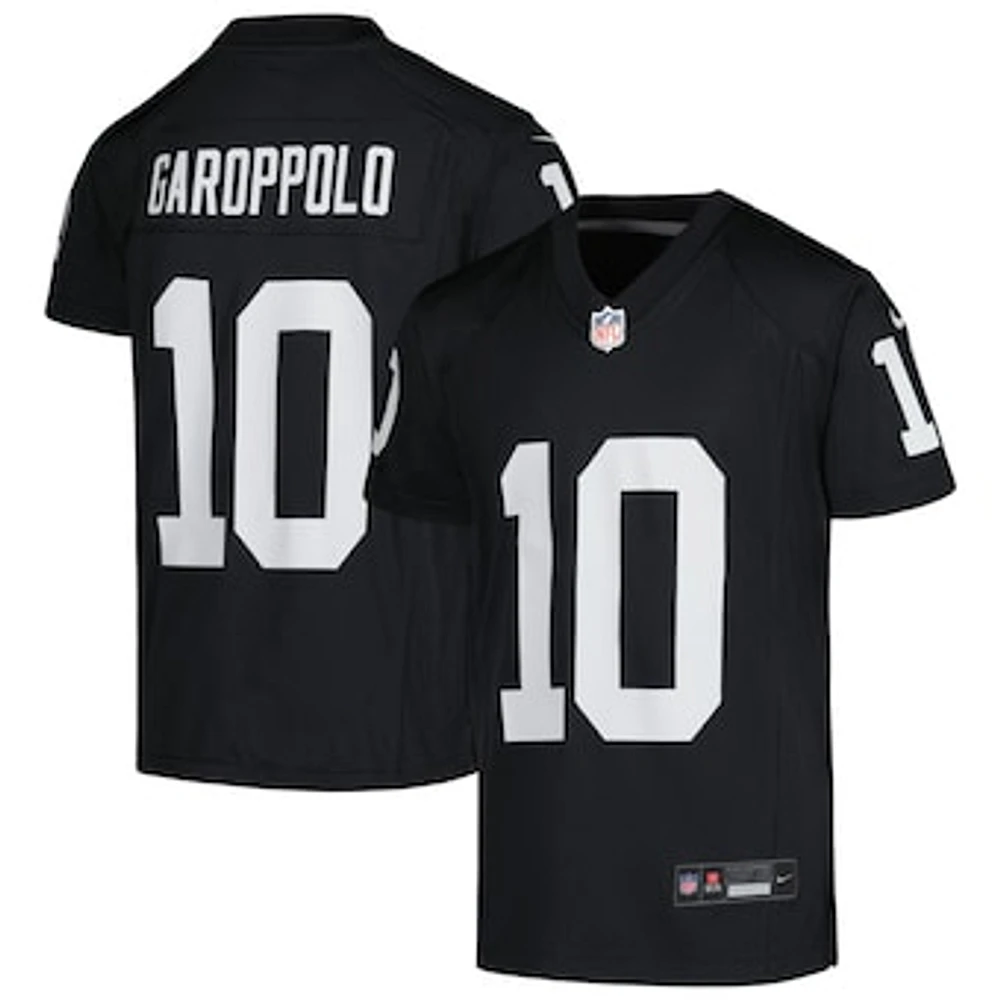 Youth Nike Jimmy Garoppolo Black Las Vegas Raiders Game Jersey