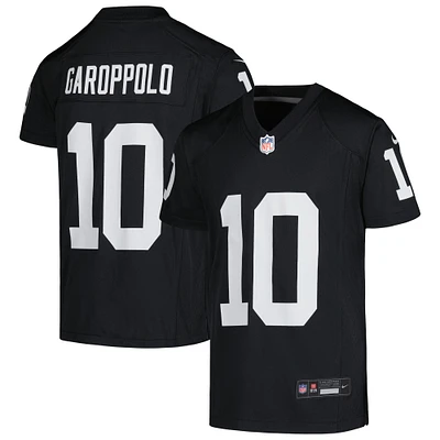 Youth Nike Jimmy Garoppolo Black Las Vegas Raiders Game Jersey