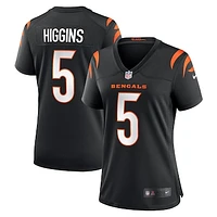 Women's Nike Tee Higgins Black Cincinnati Bengals Game Player Jersey