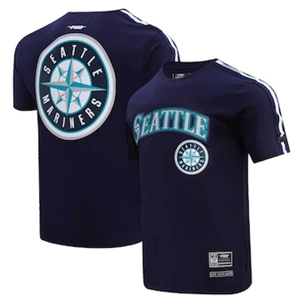 Men's Pro Standard Navy/ Seattle Mariners Taping T-Shirt