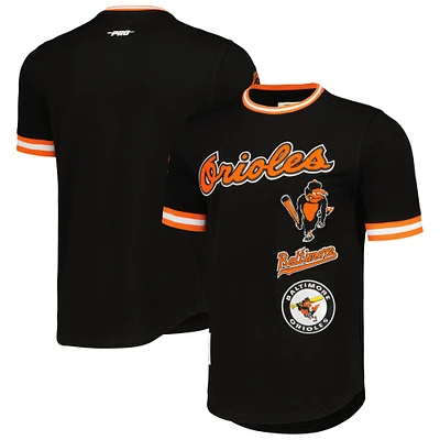 Men's Pro Standard Black Baltimore Orioles Cooperstown Collection Retro Classic T-Shirt