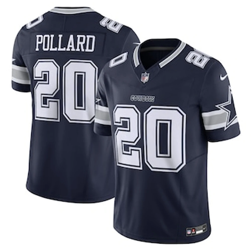 Men's Nike Tony Pollard Navy Dallas Cowboys Vapor F.U.S.E. Limited Jersey