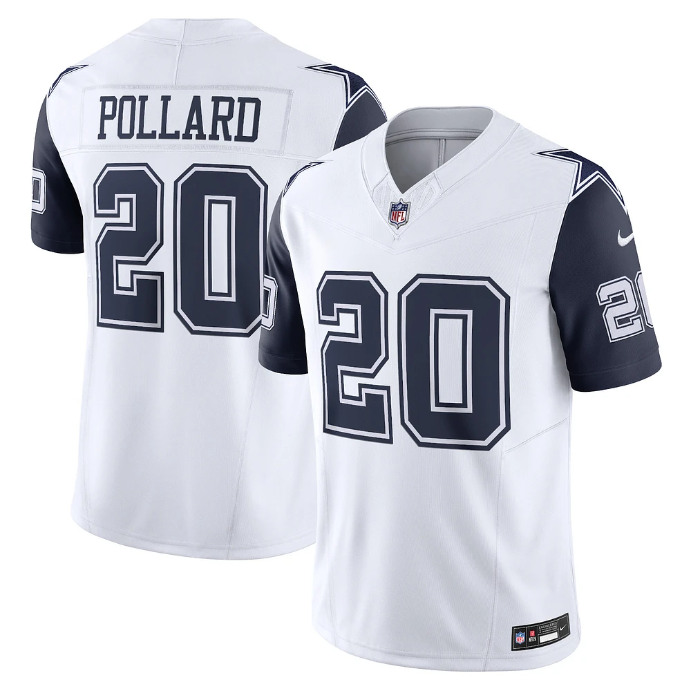 Men's Nike Tony Pollard White Dallas Cowboys Vapor F.U.S.E. Limited Jersey