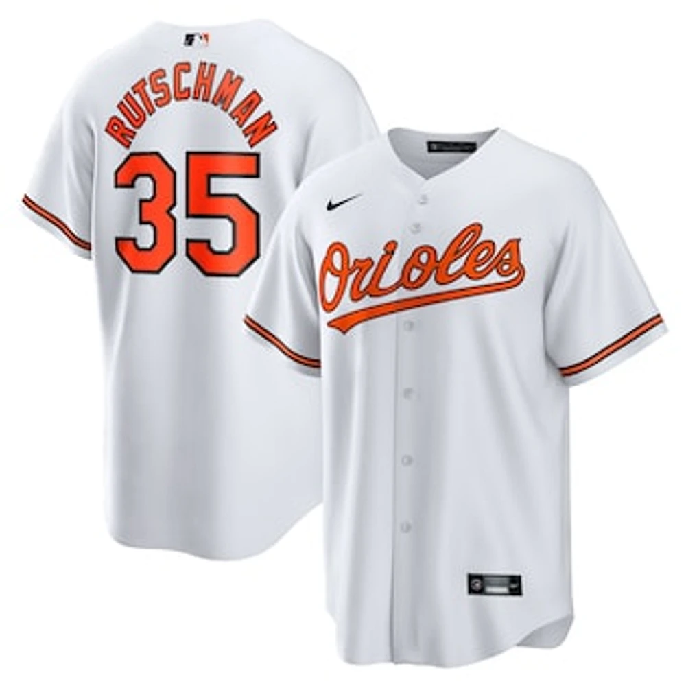 Men's Nike Adley Rutschman White Baltimore Orioles Replica Player Jersey