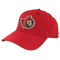 Men's American Needle Red Ottawa Senators E-Boss Primary Flex Hat