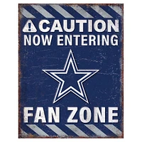 Dallas Cowboys 13" x 20" Fan Zone Metal Sign