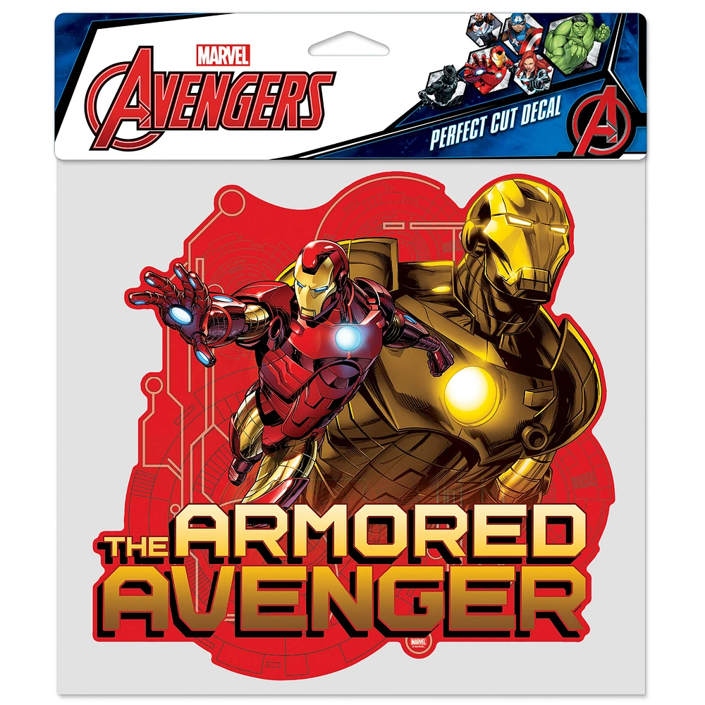 WinCraft Iron Man 8" x 8" Perfect Cut Decal