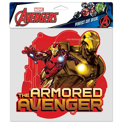 WinCraft Iron Man 8" x 8" Perfect Cut Decal