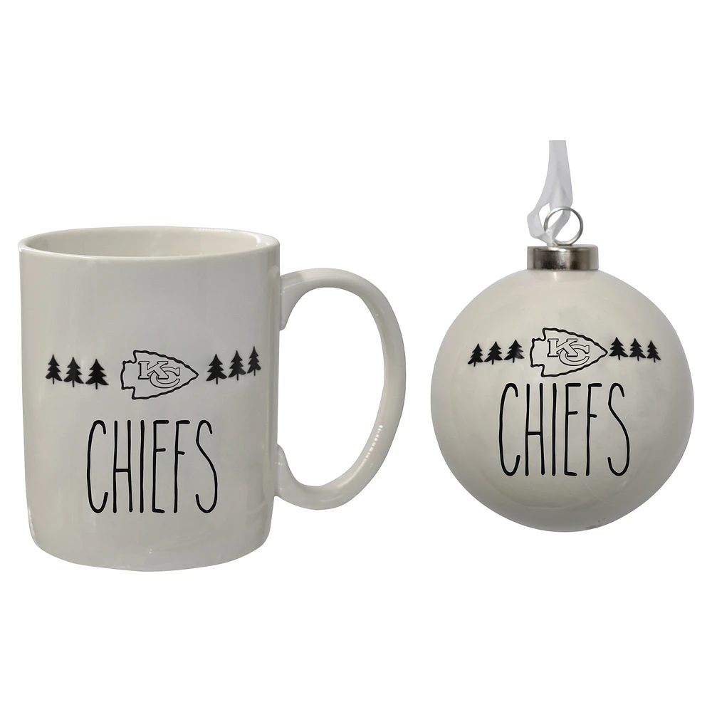 The Memory Company Kansas City Chiefs Holiday Ornament & Mug Set