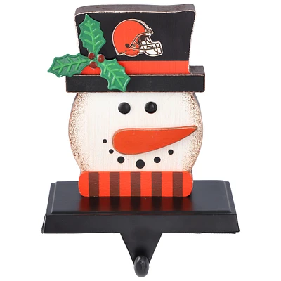 The Memory Company Cleveland Browns Snowman Stocking Holders