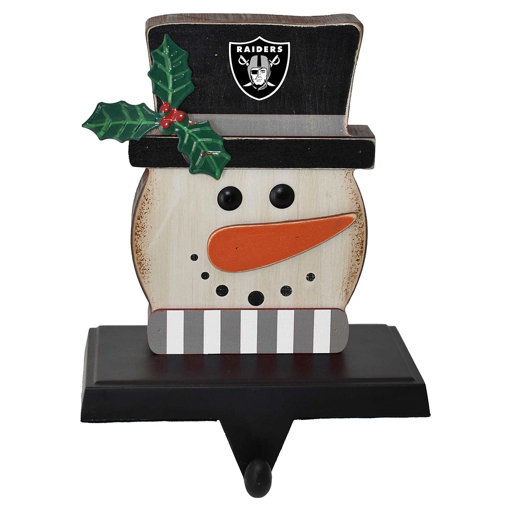 The Memory Company Las Vegas Raiders Snowman Stocking Holders