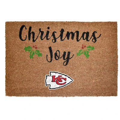 The Memory Company Kansas City Chiefs 23" x 35" Holiday Door Mat