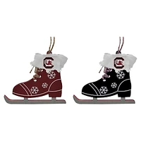 The Memory Company South Carolina Gamecocks Two-Pack Ice Skate Ornament Set