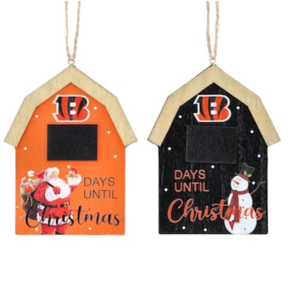 Cincinnati Bengals 2-Pack Countdown Ornament Set