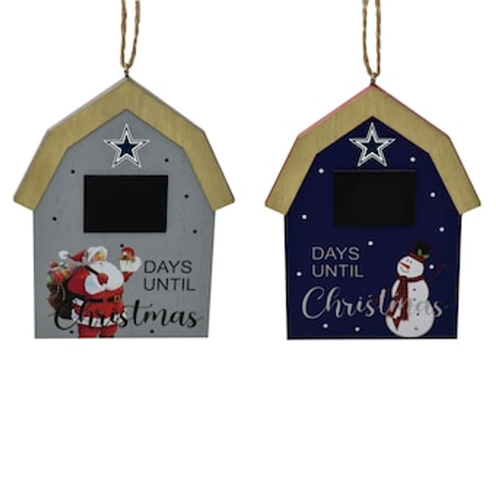 Dallas Cowboys 2-Pack Countdown Ornament Set