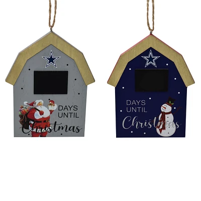 Dallas Cowboys 2-Pack Countdown Ornament Set