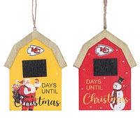 Kansas City Chiefs 2-Pack Countdown Ornament Set