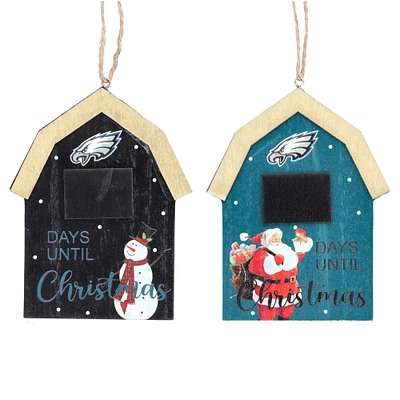 Philadelphia Eagles 2-Pack Countdown Ornament Set