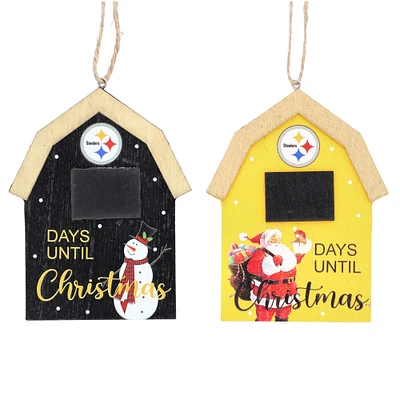 Pittsburgh Steelers 2-Pack Countdown Ornament Set