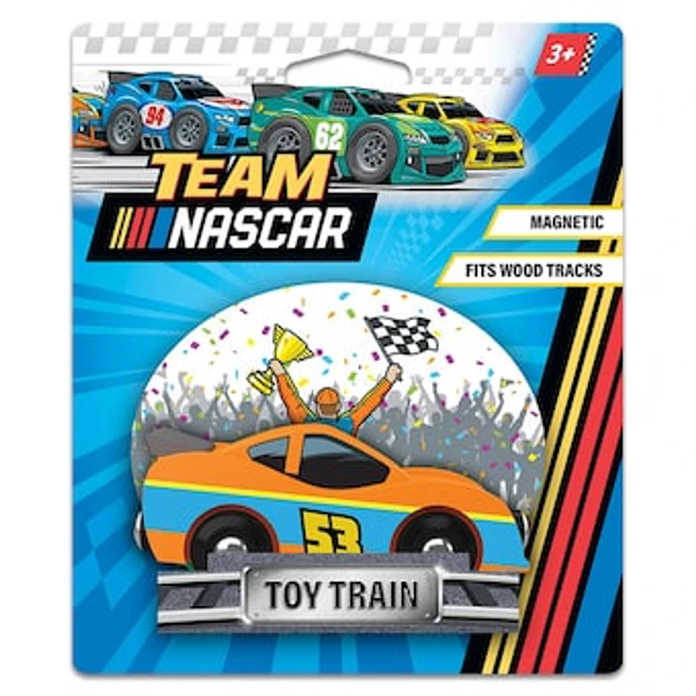 NASCAR Wood Racecar Train