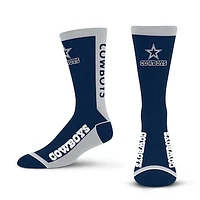 For Bare Feet Dallas Cowboys MVP Classic Crew Sock