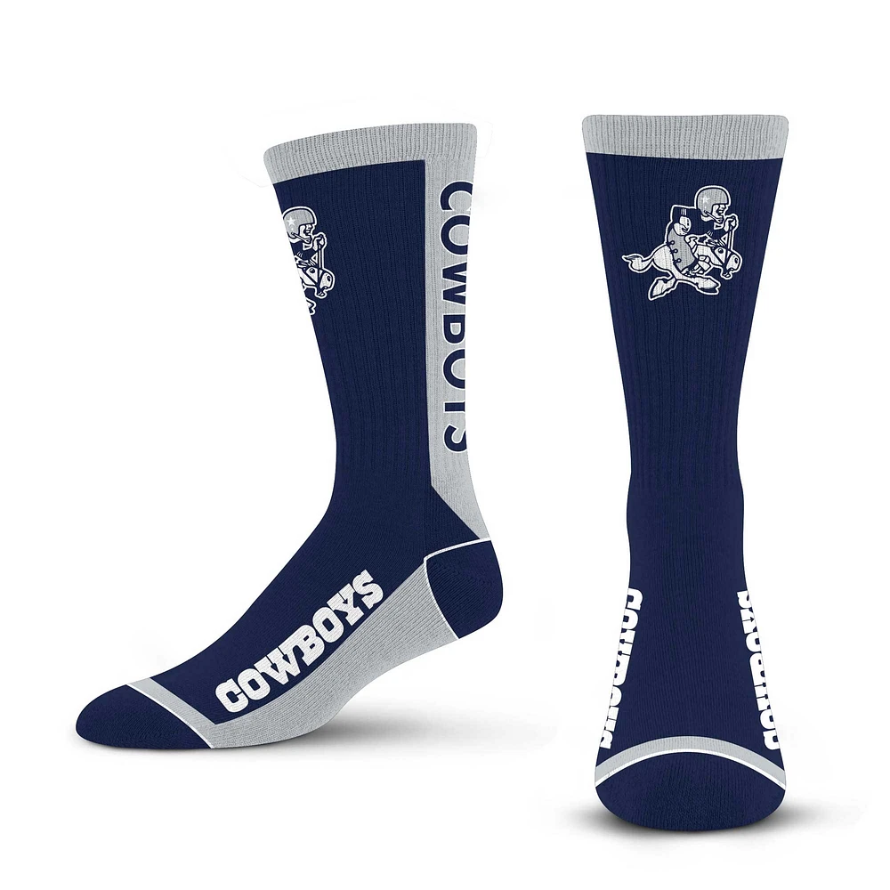 For Bare Feet Dallas Cowboys Throwback MVP Classic Crew Sock