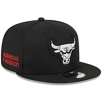 Men's New Era  Black Chicago Bulls 2023/24 City Edition Alternate 9FIFTY Snapback Hat