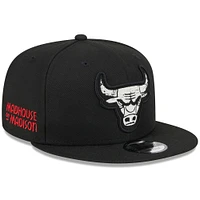 Men's New Era  Black Chicago Bulls 2023/24 City Edition Alternate 9FIFTY Snapback Hat