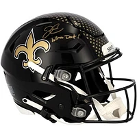 Derek Carr New Orleans Saints Autographed Riddell Authentic Helmet with Inscription
