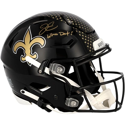 Derek Carr New Orleans Saints Autographed Riddell Authentic Helmet with Inscription